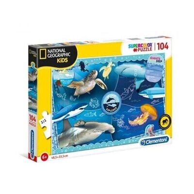 Puzzle Clementoni 104 National Geographic Kids Ocean