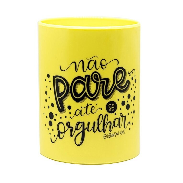 Porta-Canetas Newpen Up - Amarelo