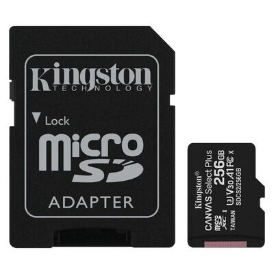 Cartão Micro SD Kingston 256GB