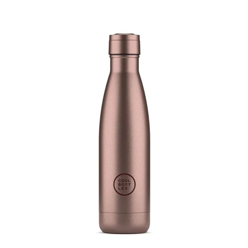 Garrafa Térmica Cool Bottles Metallic Rose