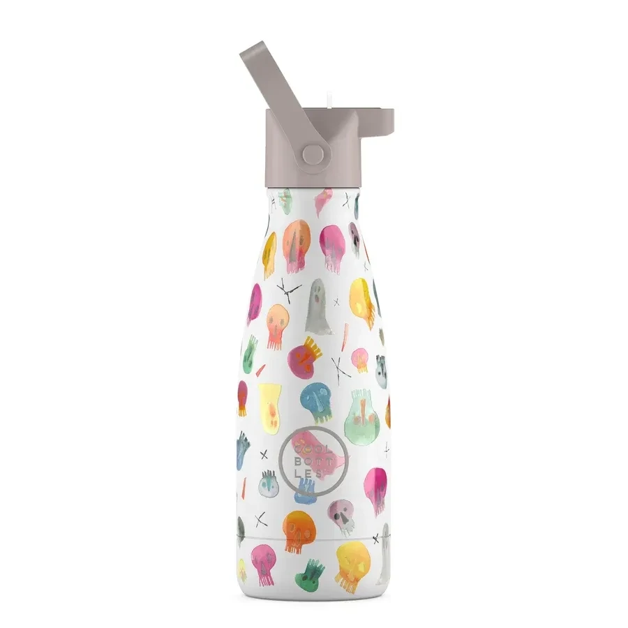 Garrafa Térmica Cool Bottles Kids Crazy Skulls