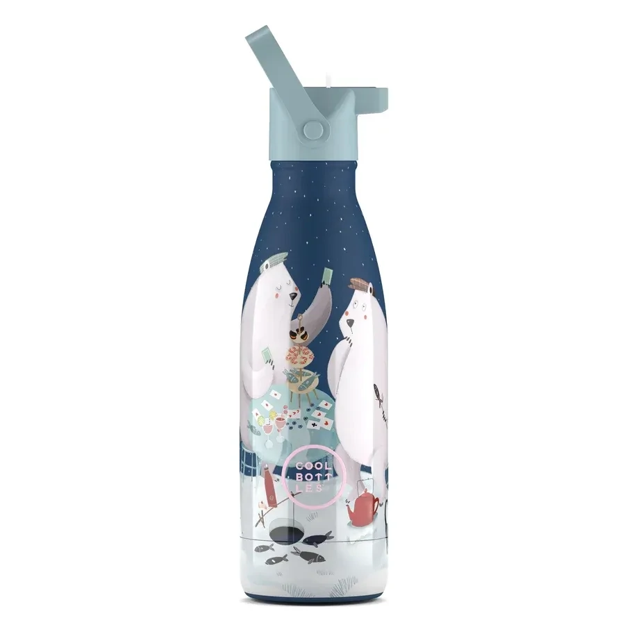 Garrafa Térmica Cool Bottles Kids Polar Bears