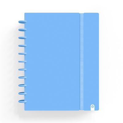 Caderno Intelig​. Carchivo Ingeniox A4 Pautado - Azul Pastel