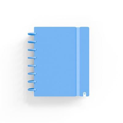 Caderno Intelig​. Carchivo Ingeniox A5 Pautado - Azul Pastel