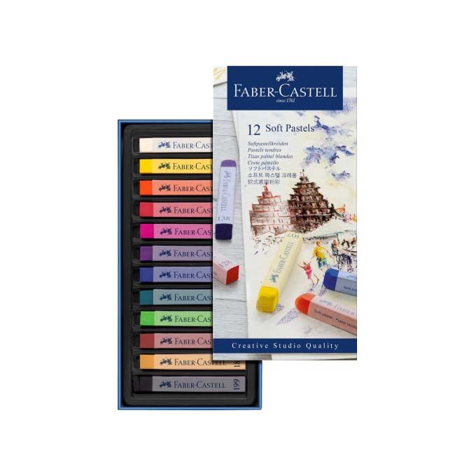 Pastel Óleo Faber-Castell 12 cores