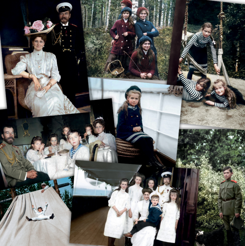 Семейный альбом царской семьи. 8 открыток