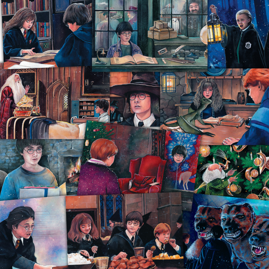 Гарри Поттер и философский камень. 12 открыток