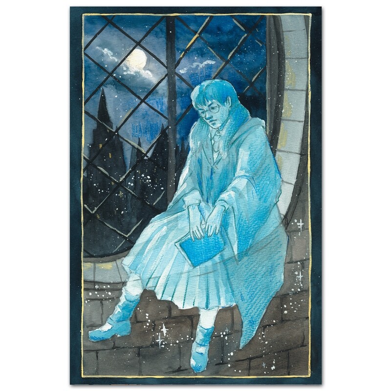 Плакса Миртл, привидение из женского туалета в Хогвартсе