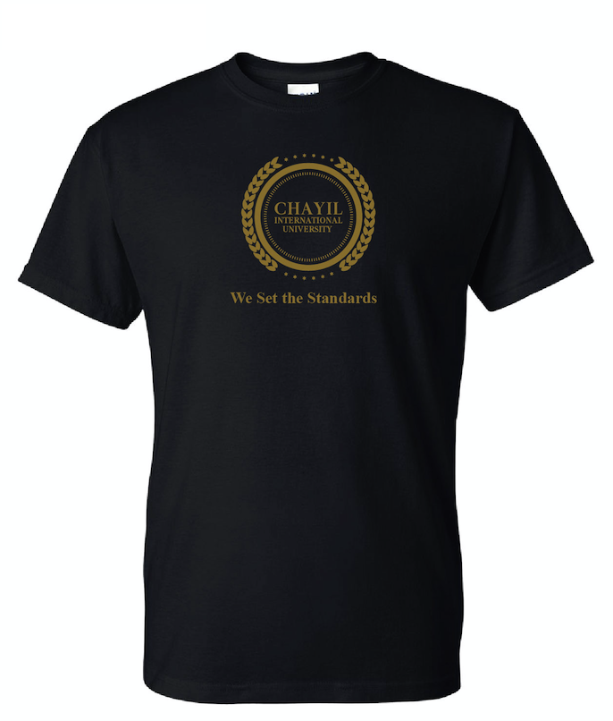 CiU Black School T-Shirt