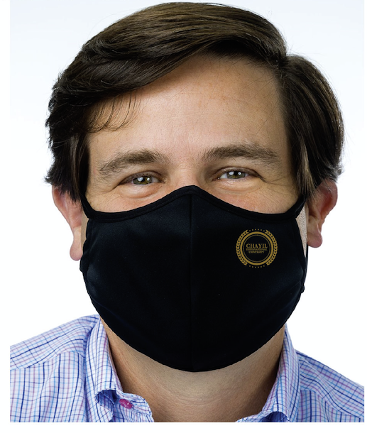 CiU Black Logo Face mask