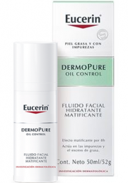 EUCERIN DERMOPURE OIL CONTROL FLUIDO FACIAL HIDRATANTE MATIFICANTE 50 ML