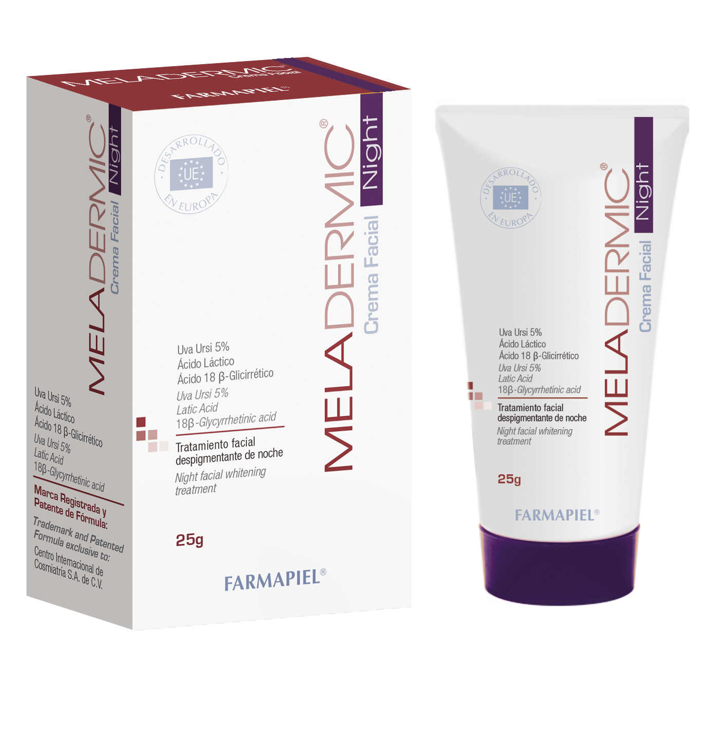 FARMAPIEL MELADERMIC NIGHT DESPIGMENTANTE 25 GRAMOS