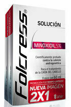 FOLCRESS SOLUCIÓN  MINOXIDIL 5% FASE INICIAL 60 ML 1+1
