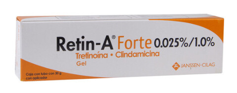 RETIN-A FORTE 0.025%/1.0% GEL 30 GRAMOS
