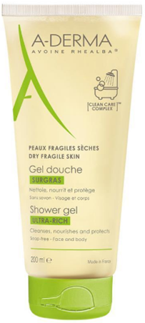 A-DERMA SURGRAS GEL DE DUCHA 200 ML