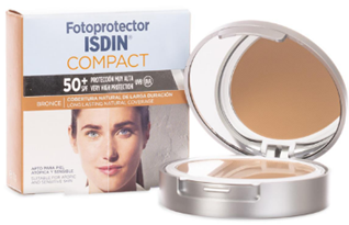 ISDIN FOTOPROTECTOR COMPACTO BRONCE SPF 50+ DE 10 GRAMOS