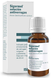 ISDIN SIGERMEL SOLUCIÓN ANTI-VERRUGAS TÓPICA 20 ML