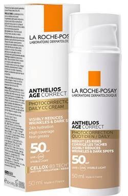 LA ROCHE ANTHELIOS FOTOPROTECTOR AGE-CORRECT CON COLOR SPF 50+ 50 ML