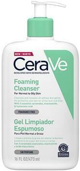 CERAVE GEL LIMPIADOR ESPUMOSO P NORMAL GRASA 437 ML