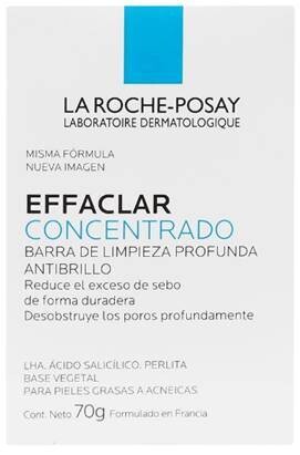 LA ROCHE EFFACLAR JABÓN CONCENTRADO PIEL GRASA 70 GRAMOS