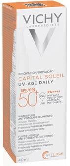 VICHY CAPITAL SOLEIL FOTOPROTECTOR UV-AGE FPS 50+ DE 40 ML