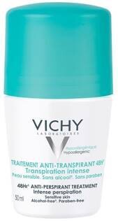 VICHY DEOS DESODORANTE ROLL ON TRANSPIRACIÓN INTENSIVA 48 HORAS DE 50 ML