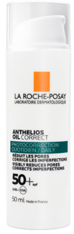 LA ROCHE ANTHELIOS FOTOPROTECTOR OIL CORRECT GEL CREMA SPF 50+ 50 ML