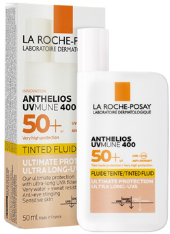LA ROCHE ANTHELIOS FOTOPROTECTOR UVMUNE400 FLUIDO CON COLOR FPS 50+ 50 ML
