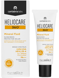 HELIOCARE 360° PROTECTOR SOLAR FLUIDO MINERAL SPF 50+ DE 50 ML