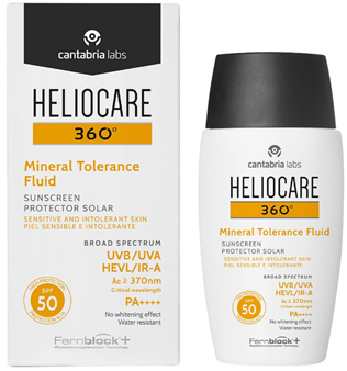 HELIOCARE 360 PROTECTOR SOLAR MINERAL TOLERANCE FLUIDO SPF 50+ 50 ML