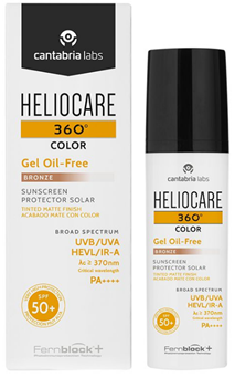 HELIOCARE 360 PROTECTOR SOLAR GEL OIL FREE CON COLOR BRONZE SPF50+ 50 ML