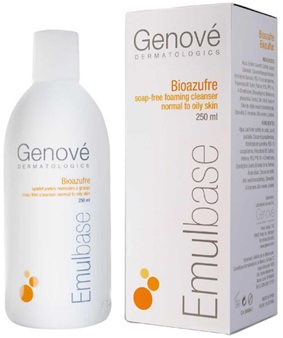 GENOVE EMULBASE BIOAZUFRE PIEL NORMAL O GRASA 250 ML