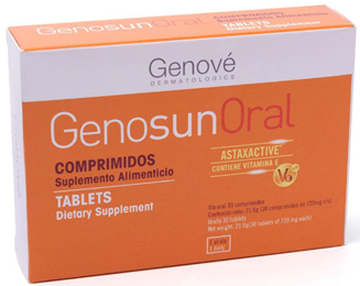 GENOVE GENOSUN ORAL 30 TABLETAS