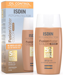 ISDIN FOTOPROTECTOR FUSION WATER TONO BRONZE FPS 50+ DE 50 ML