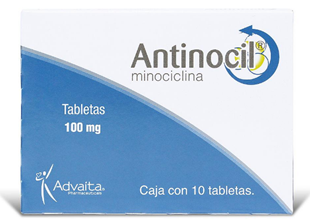 ANTINOCIL MINOCICLINA 100MG 10 TABLETAS