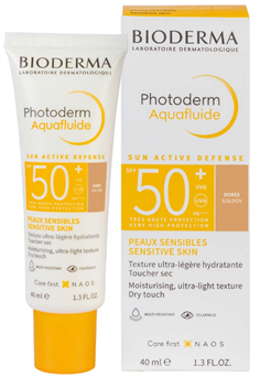 PHOTODERM MAX AQUAFLUIDE TOQUE SECO SPF50+ DORADO 40 ML