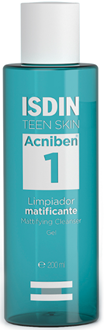ISDIN TEEN SKIN ACNIBEN 1 GEL LIMPIADOR MATIFICANTE  200 ML