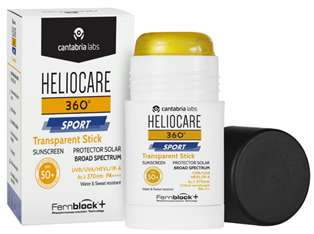 HELIOCARE 360 PROTECTOR SOLAR SPORT TRANSPARENT STICK SPF 50+ 25 GR