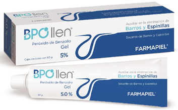 FARMAPIEL BPOLLEN GEL 5.0% PEROXIDO BENZOILO 60 GRAMOS