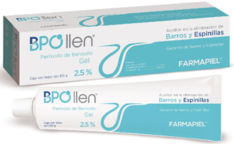 FARMAPIEL BPOLLEN GEL 2.5% PEROXIDO BENZOILO 60 GRAMOS