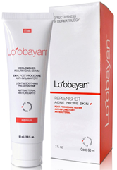 LOOBAYAN SUERO REPARADOR COADYUDANTE  EN LESIONES POR ACNE  60 GRAMOS