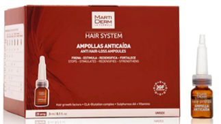 MARTIDERM HAIR SYSTEM 3GF AMPOLLETAS ANTICAIDA 28 AMPOLLETAS DE 3 ML