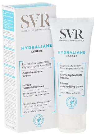 SVR HYDRALIANE LIGERO CREMA HIDRATANTE FACIAL 40 ML