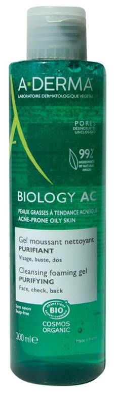 A-DERMA BIOLOGY-AC GEL MOUSSANT LIMPIADOR 200 ML