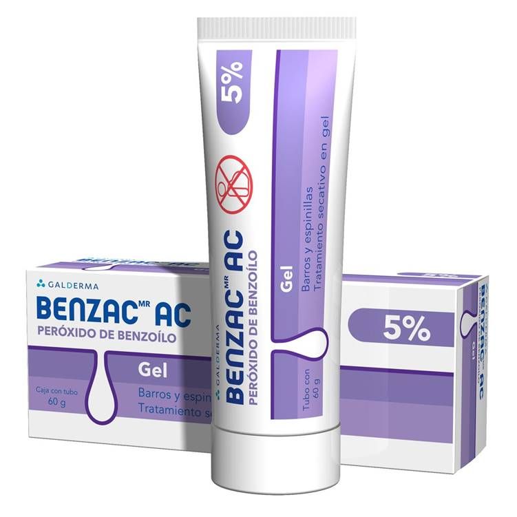BENZAC AC GEL 5% 60 GRAMOS