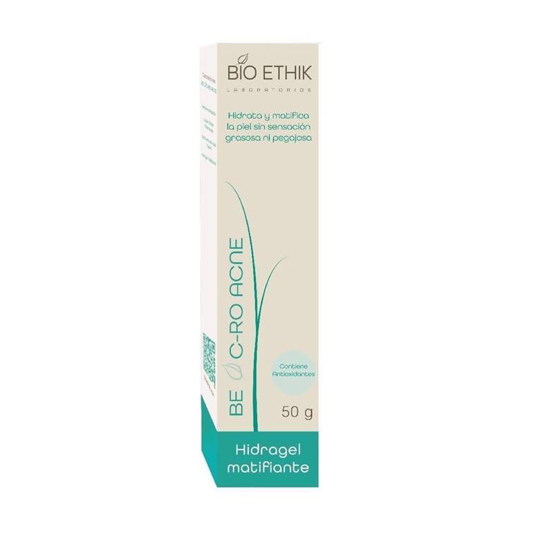 BIO ETHIK BE C-RO ACNE HIDRAGEL MATIFICANTE 50 GRAMOS
