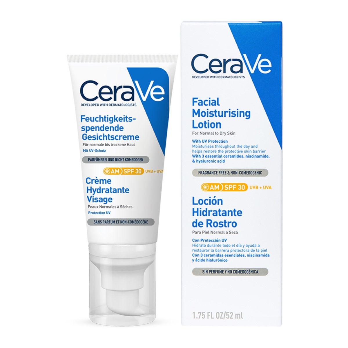 CERAVE LOCIÓN HIDRATANTE FACIAL FPS 30+ 52 ML