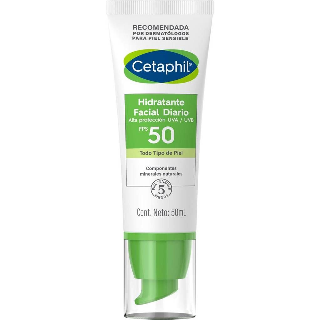 CETAPHIL LOCIÓN HIDRATANTE FACIAL FPS 50 DE 50 ML