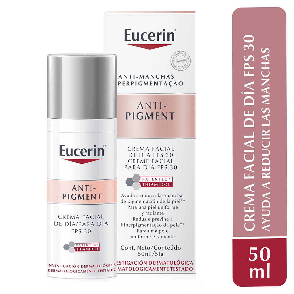 EUCERIN ANTIPIGMENT CREMA FACIAL DE DIA FPS 30+ 50 ML