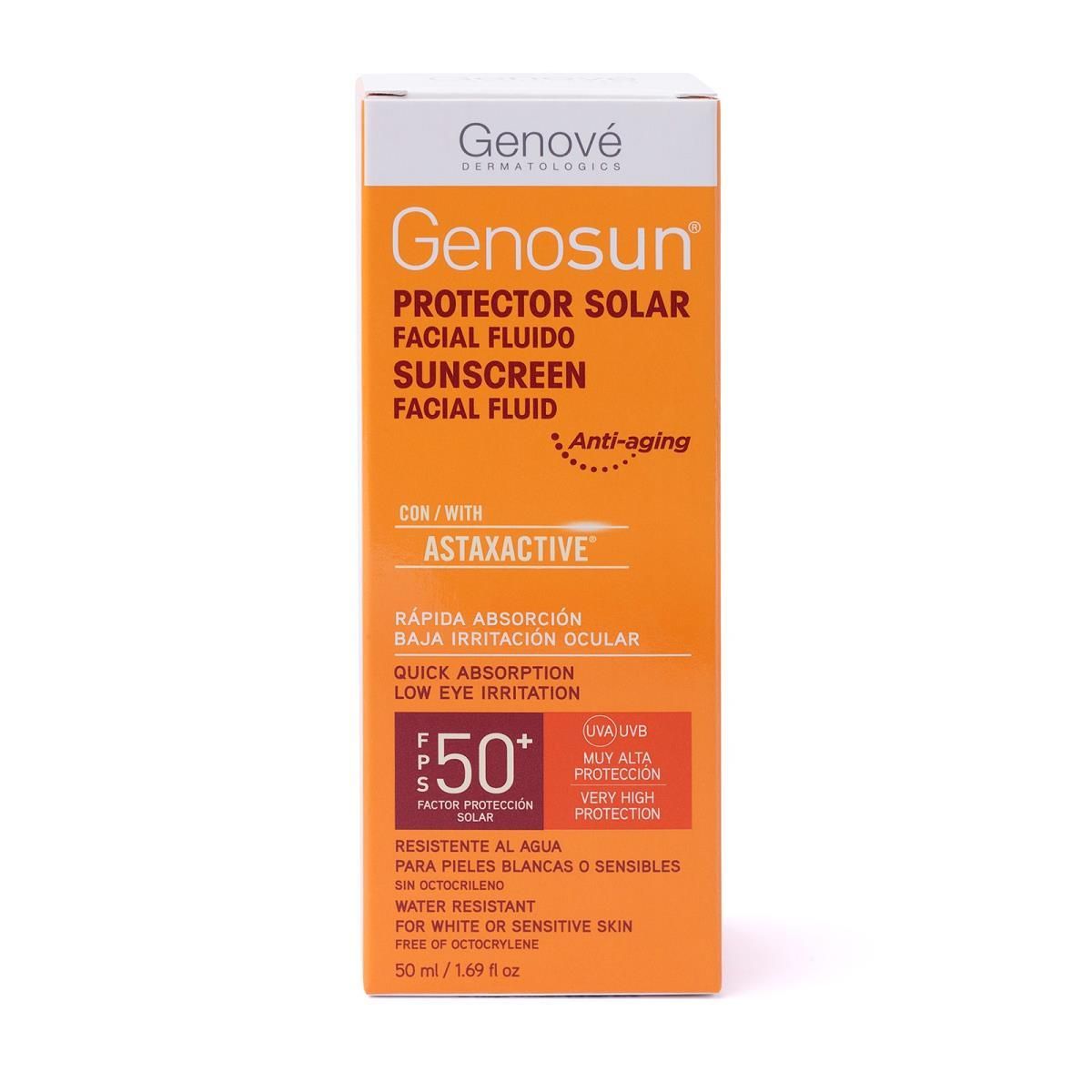 GENOVE FOTOPROTECTOR GENOSUN FLUIDO FPS 50+ DE 50 ML